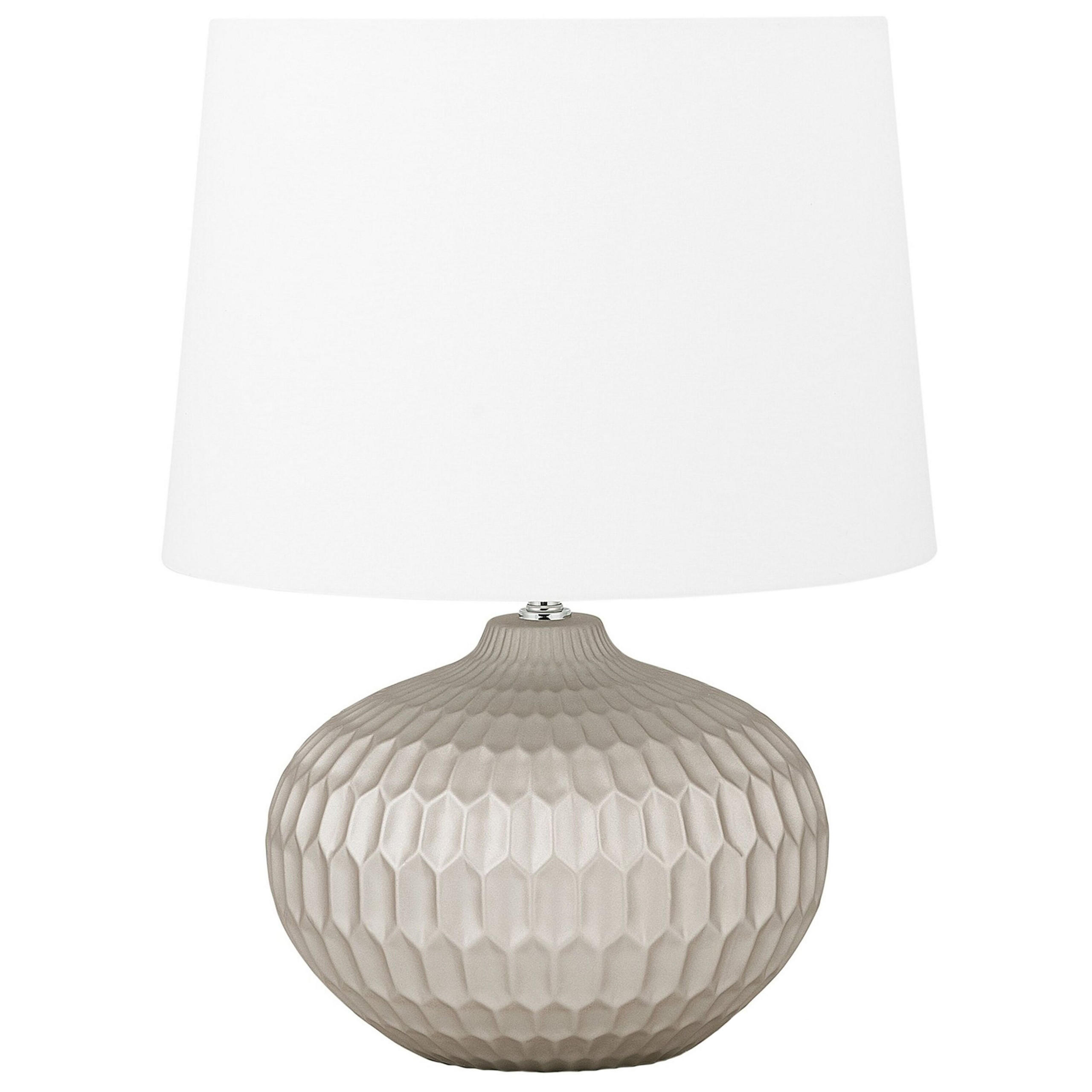 TISCHLAMPE Pirita 38/38/51 cm - Goldfarben, Keramik (38/38/51cm) - Beliani