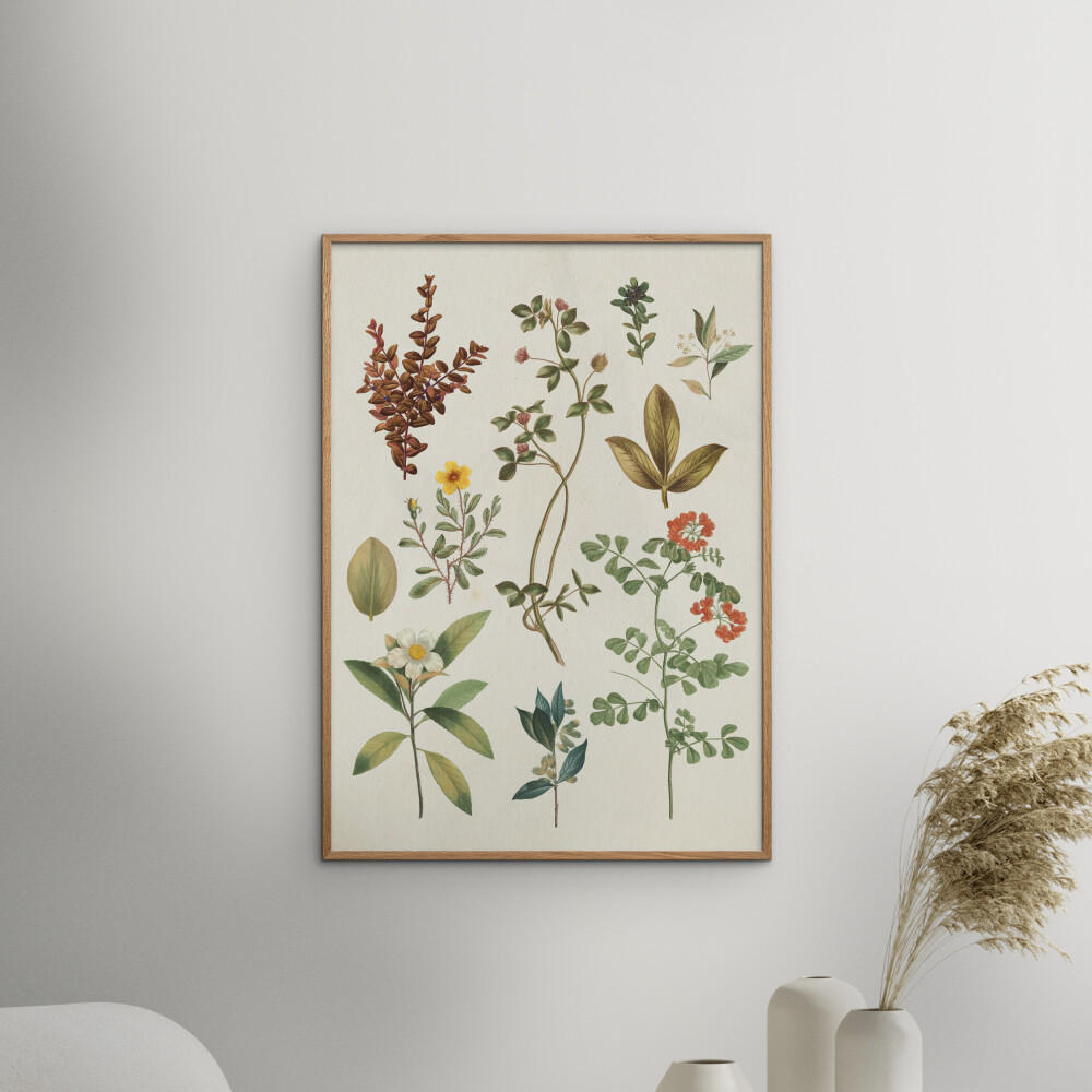 POSTER Wild Apple - Victorian Garden III - Grün, Papier (70/100/0.1cm) - Poster&Frame
