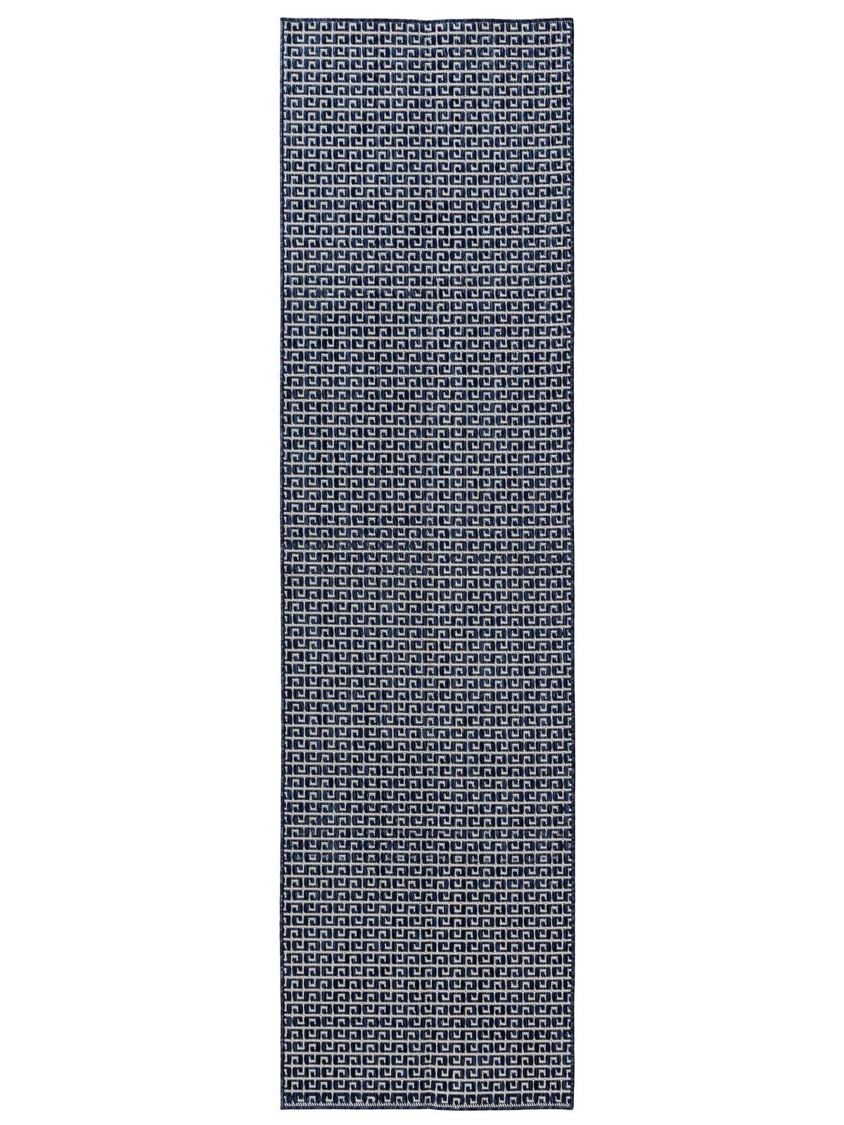 OUTDOORTEPPICH Lou Blau 70x200 cm - Blau, Kunststoff (70/200cm) - benuta