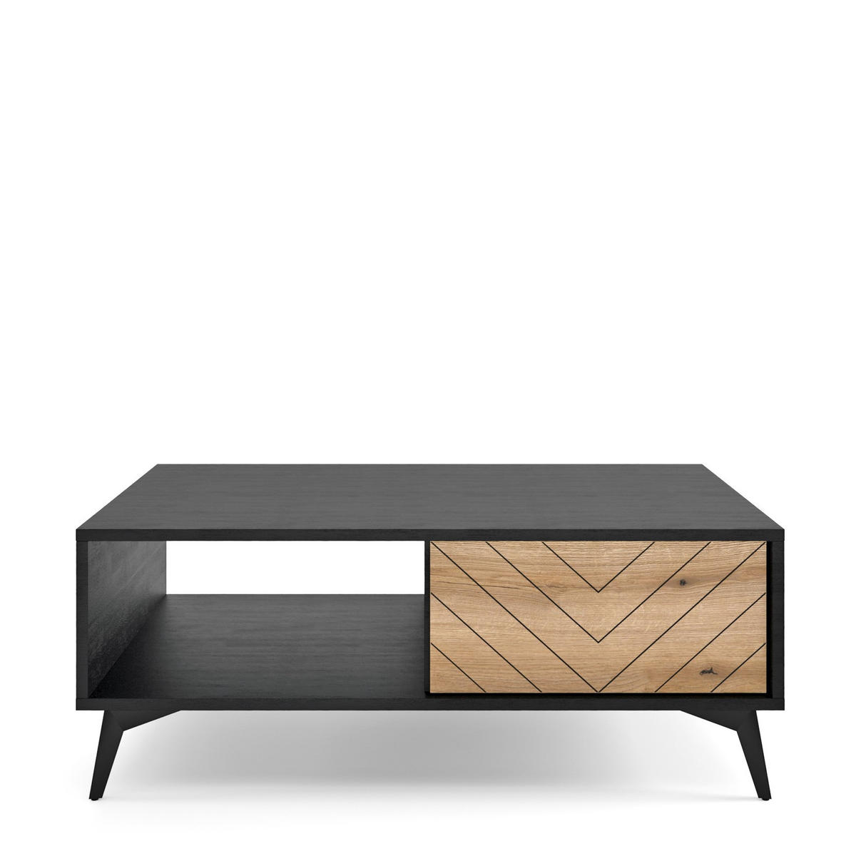 COUCHTISCH DIAMANTE 103,5/39,7/68 cm Schwarz - Schwarz, Holzwerkstoff (68/103.5/39.7cm) - MASSENO