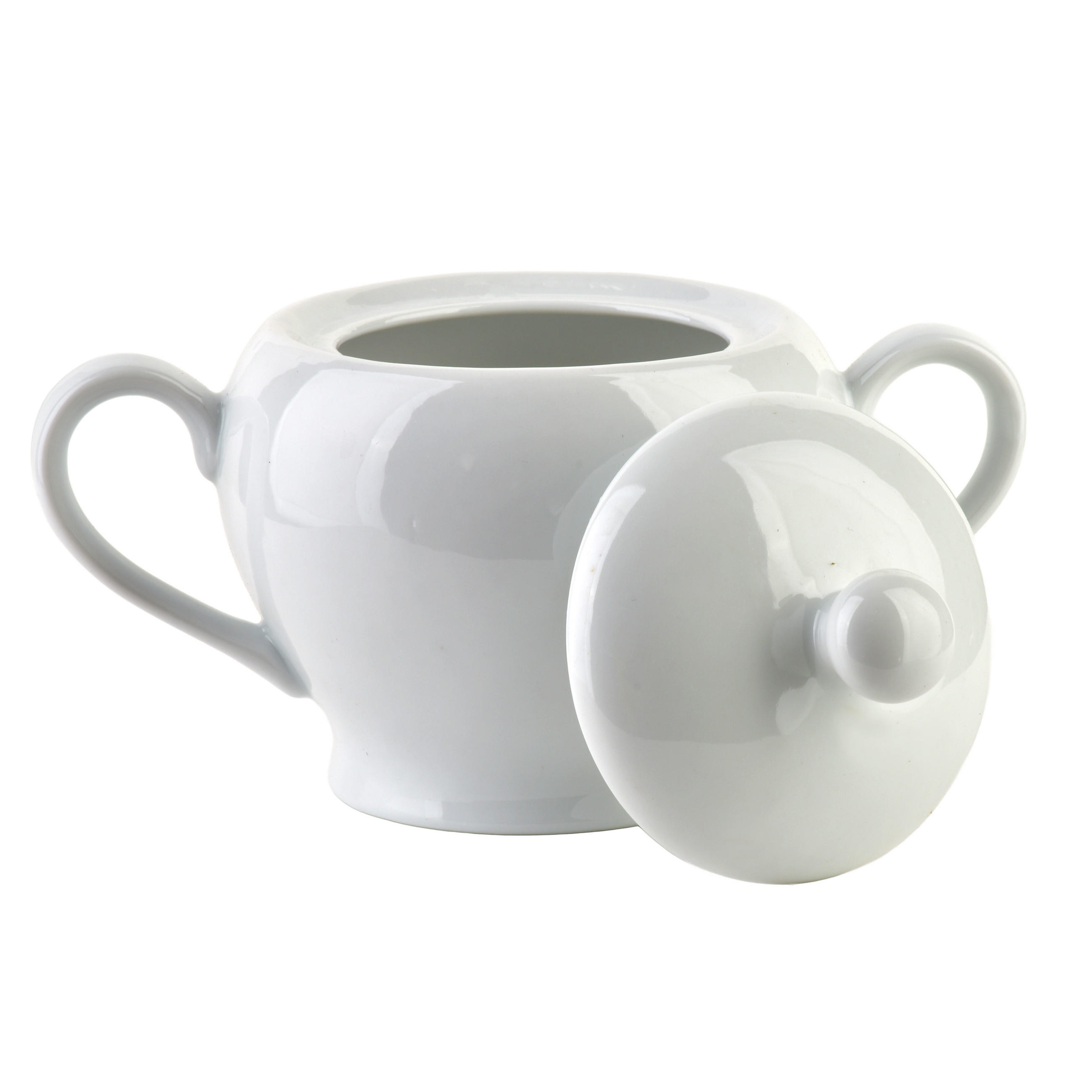 ZUCKERDOSE Basic weiß 11/17/11 cm Porzellan - Weiß, Keramik (11/11cm) - Mondex