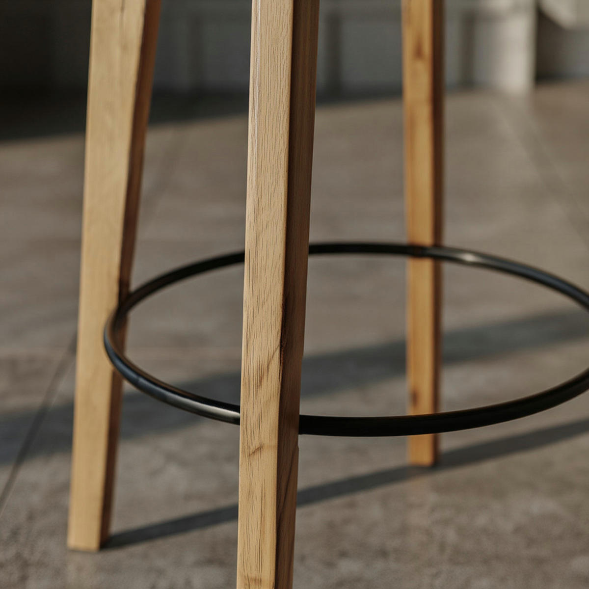 BARTISCH – Skandinavisch, Eiche, rund, 50 kg Belastbarkeit - Weiß/Braun, Eichenholz/Holz (60/110/60cm) - KADIMA DESIGN