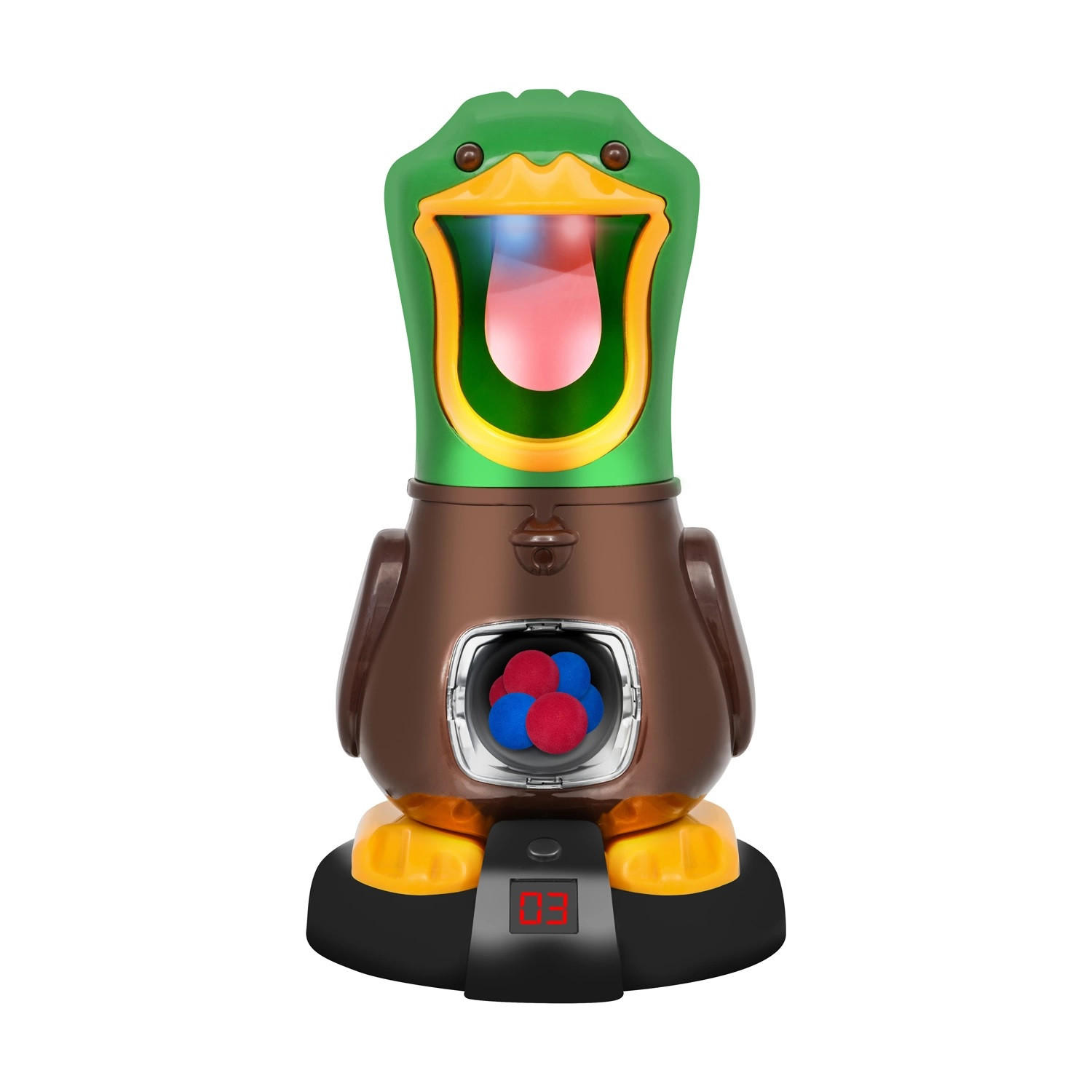 SPIELZEUG Geschicklichkeitsspiel Ente - Multicolor, Kunststoff (16/29/16cm) - KRUMAD