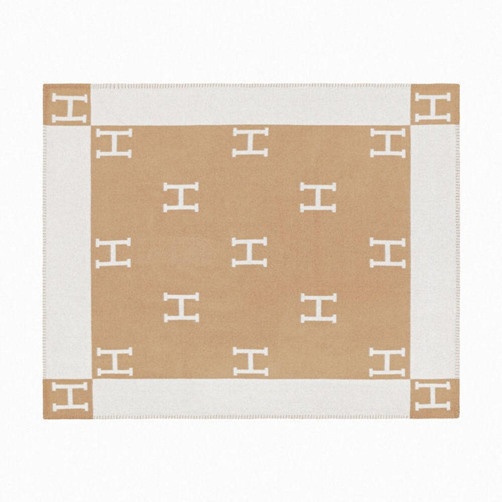 WOHNDECKE Double 175/140 cm - Hellbraun, Textil (140/175cm)