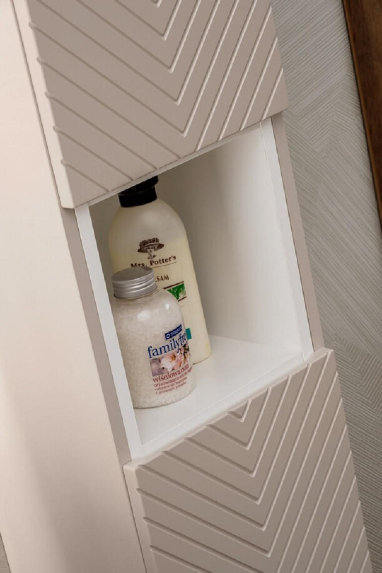 BADMÖBEL-SET 4Teile - Viva Cashmere V BM162 in Kaschmir/Matt - Kaschmir, Holz (60/57/40cm)