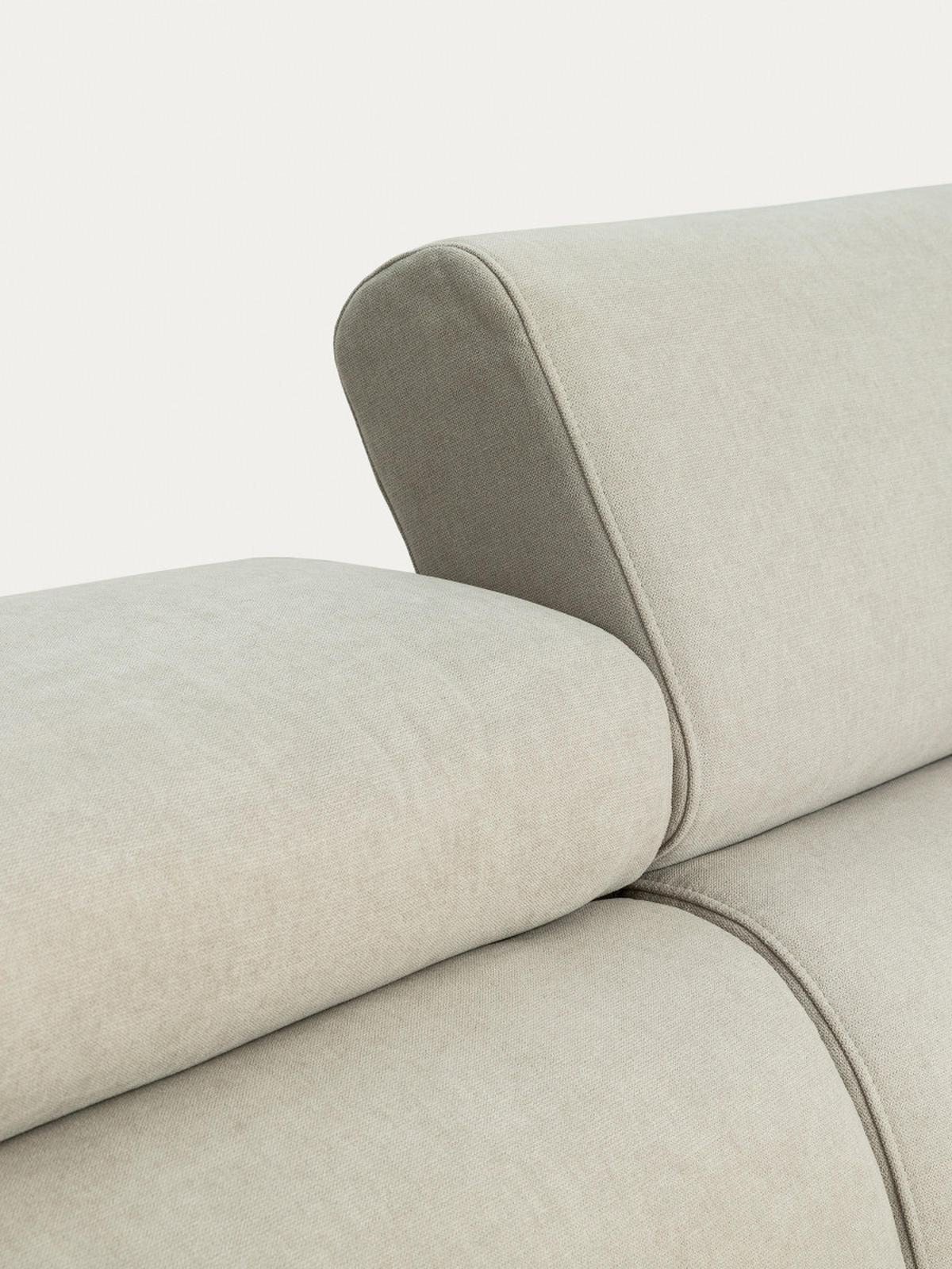 SOFA 3-SITZER Air Grau 236 cm x 101 cm - Grau, Textil (236/101/104cm) - Kenay Home
