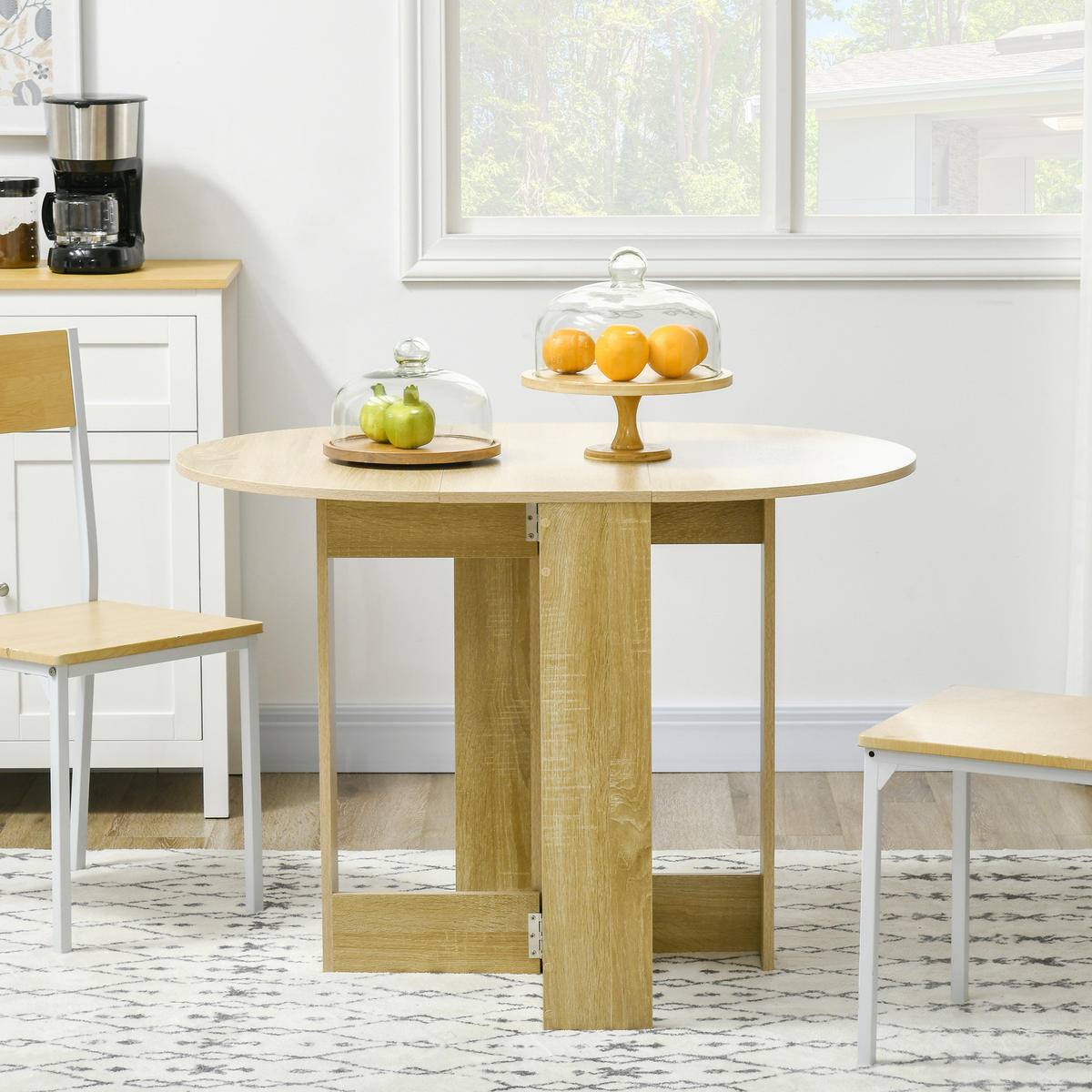 ESSTISCH Eiche 1 Stück - Beige, Kunststoff (104/76/73.7cm) - GiPP