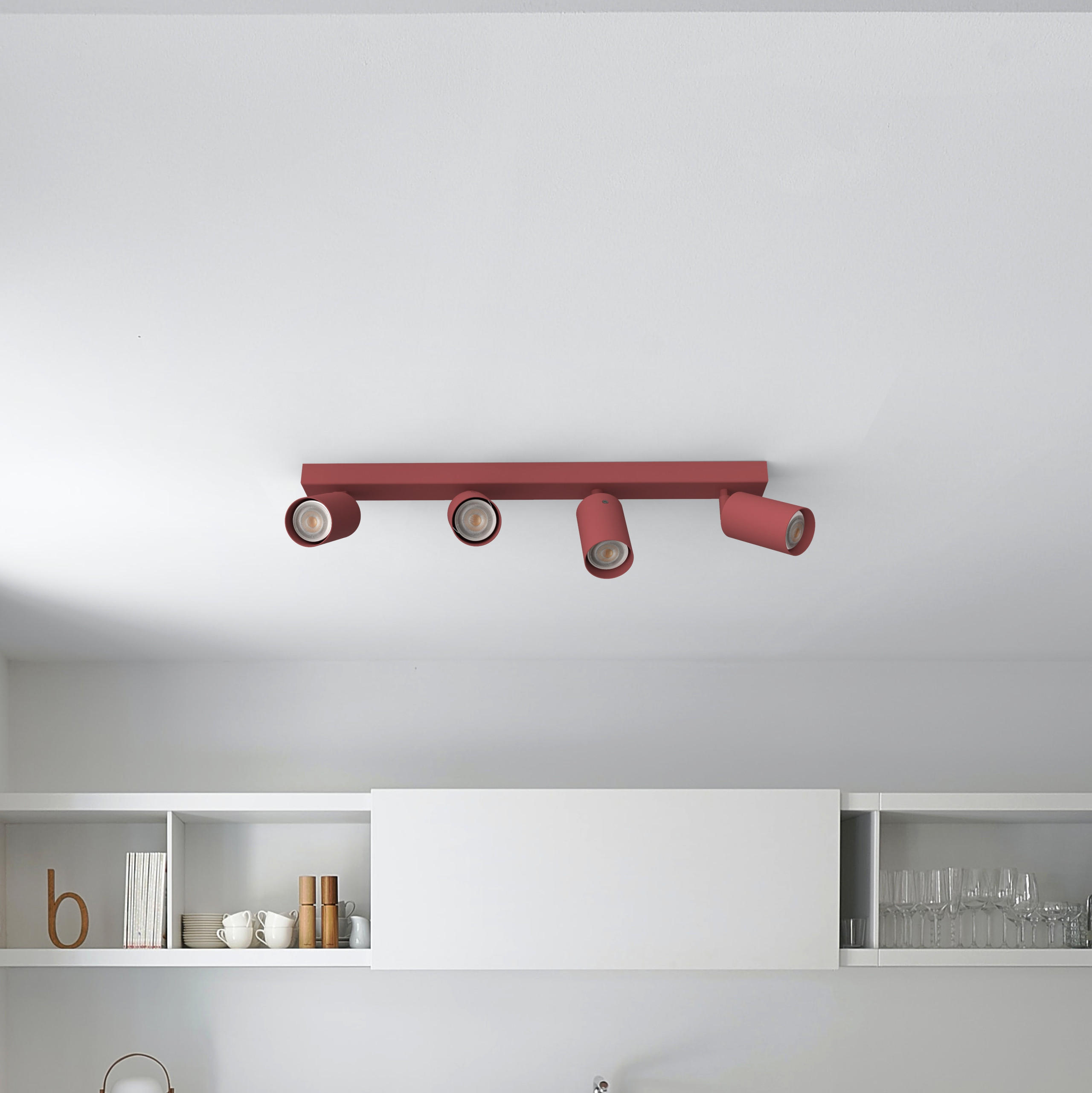 STRAHLER - Rot, Metall (10/60/21cm) - Lumicom