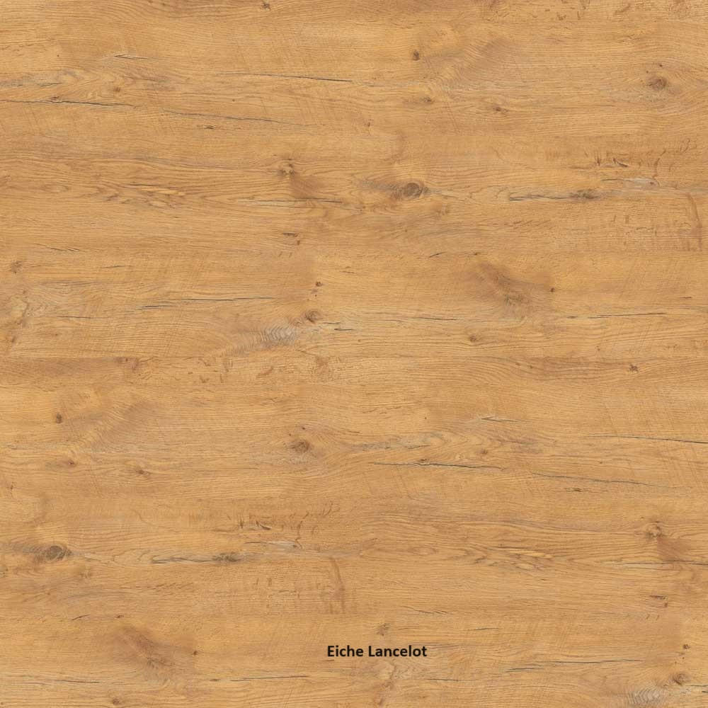 ESSTISCH Runder Ausziehbarer PERO 90/140, Eiche Lancelot / Weiß - Hellbraun, Holz (140/90/77cm) - Dekori_Interiors