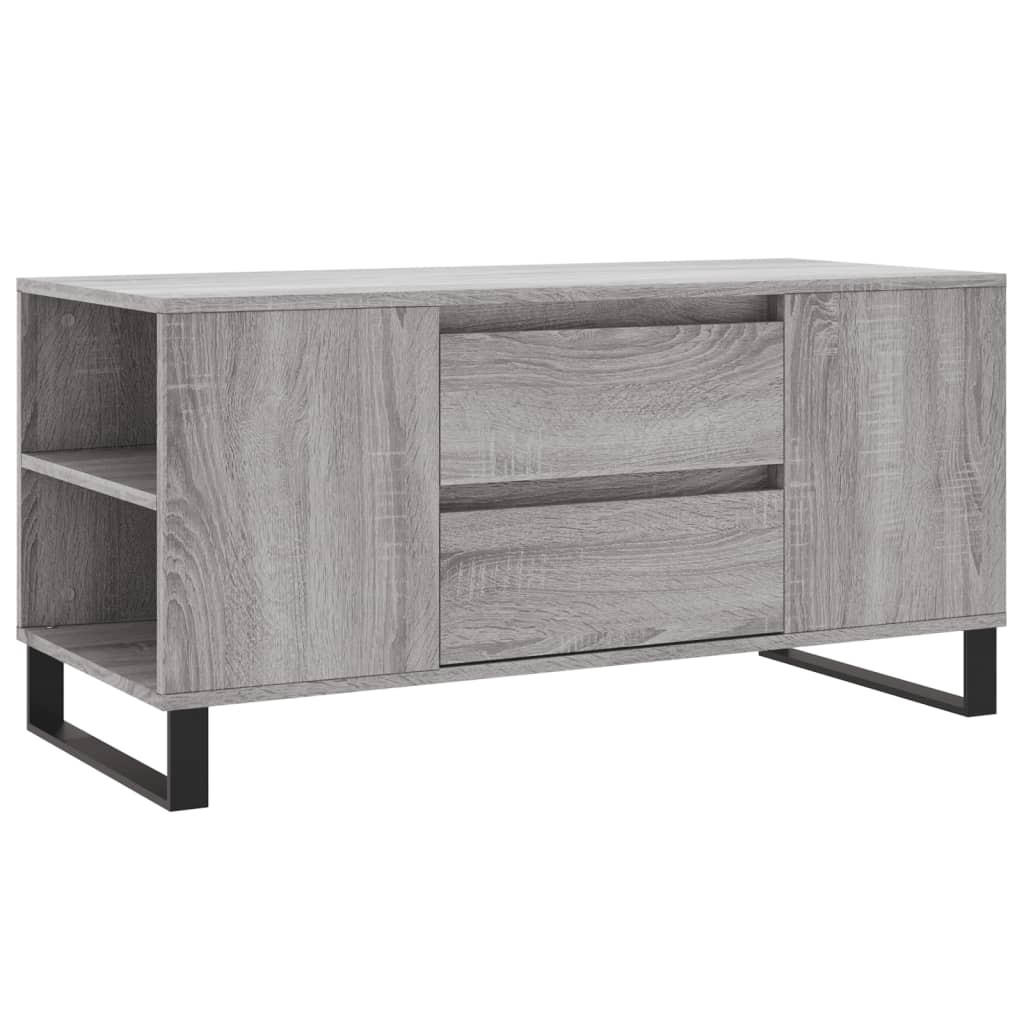 COUCHTISCH Grau Sonoma 102x44,5x50 cm Holzwerkstoff - Grau, Holzwerkstoff (102/44.5/50cm) - furnicato