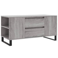 COUCHTISCH Grau Sonoma 102x44,5x50 cm Holzwerkstoff - Grau, Holzwerkstoff (102/44.5/50cm) - furnicato