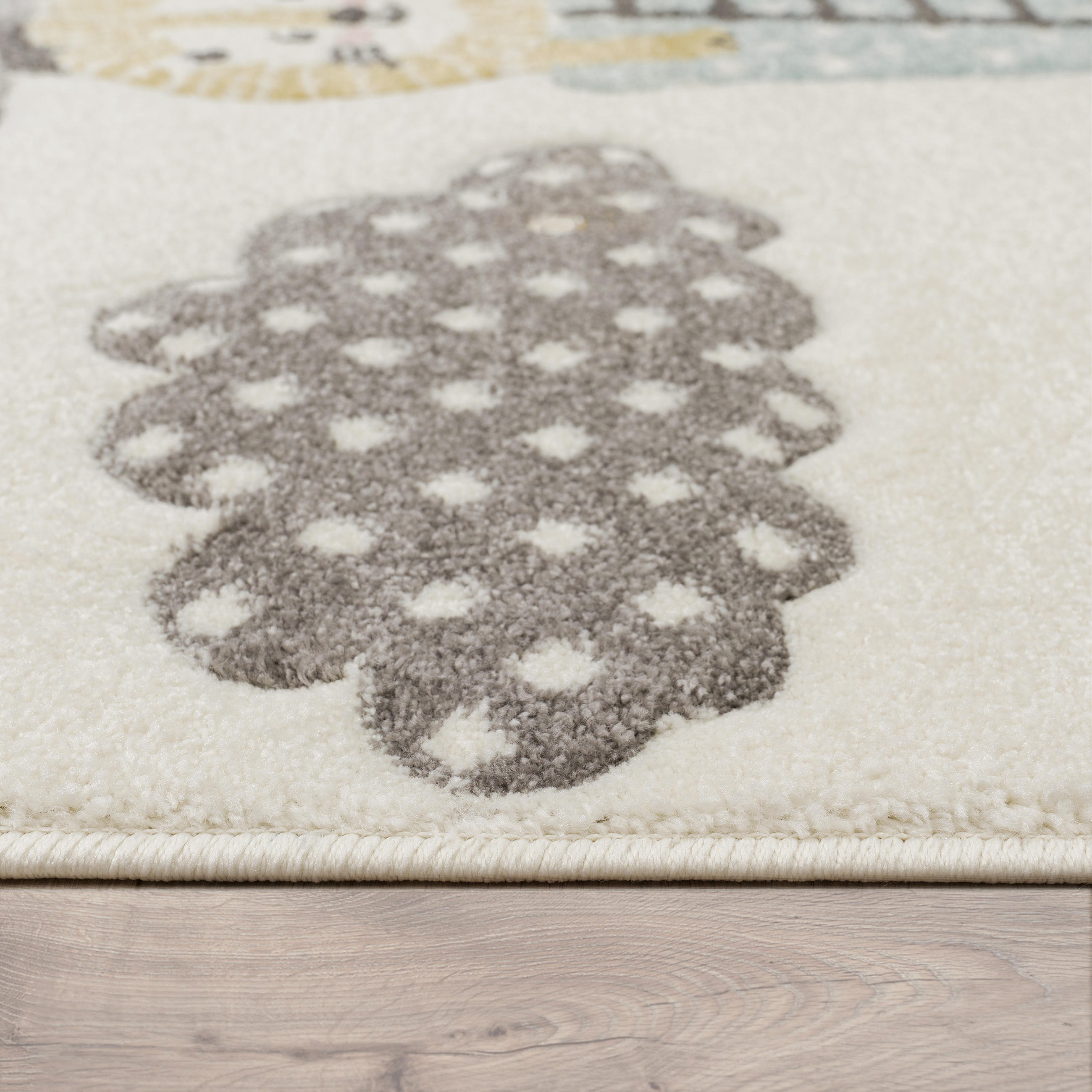 Thumbnail - Paco Home Kinderteppich, Creme, Textil, Rechteckig, 120x170 cm, strapazierfähig, für Fußbodenheizung geeignet, Teppiche ...