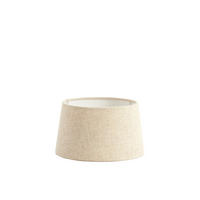 LAMPENSCHIRM Livigno Braun Ø45/22,5 cm - Braun, Textil (45/40/22.5cm) - Light & Living