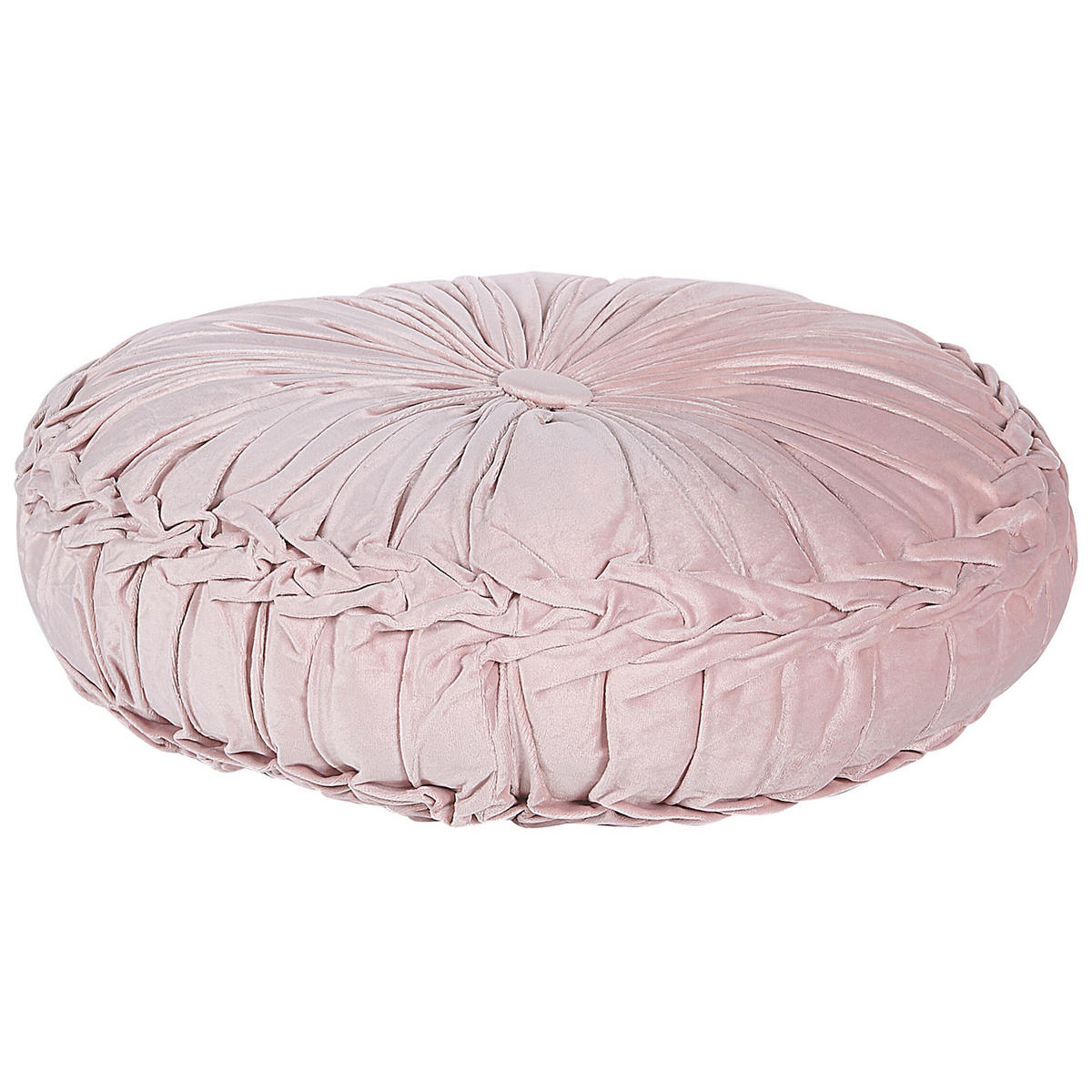 DEKOKISSEN Pastellrosa 40/40 cm Udala - Pink, Textil (40/40cm) - Beliani