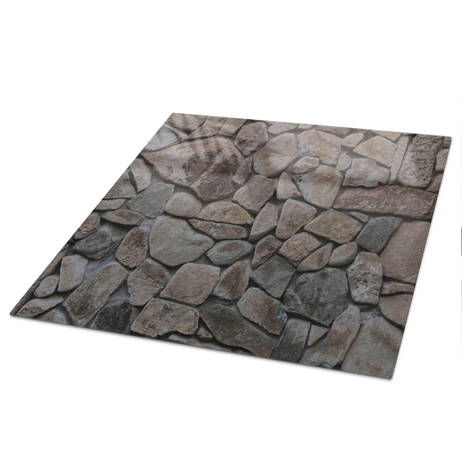 Wallfluent Tischplatte Braun 50x0.4x50 cm