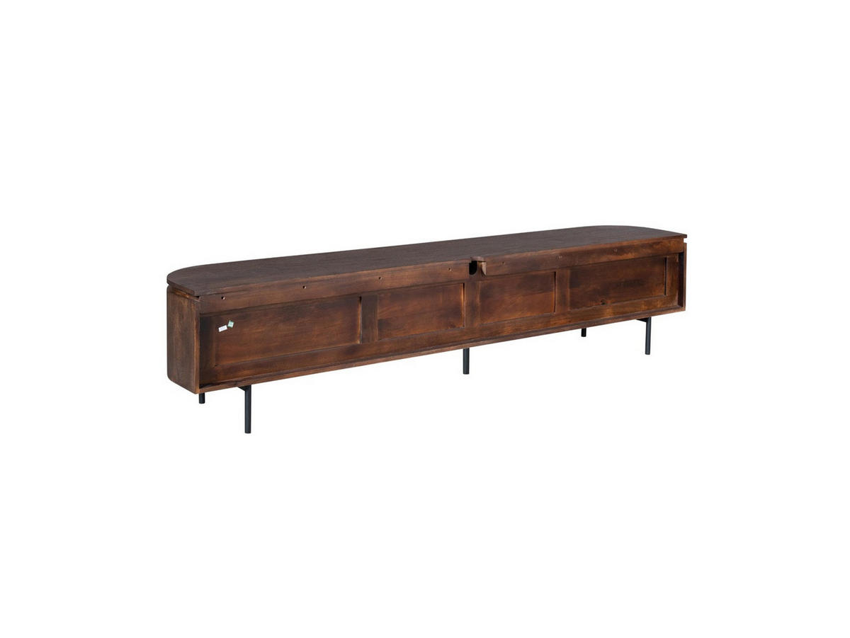 LOWBOARD Magnificent Mangoholz 240 cm / 35 cm Braun - Braun, Holz (240/45/35cm) - Villa Möbel