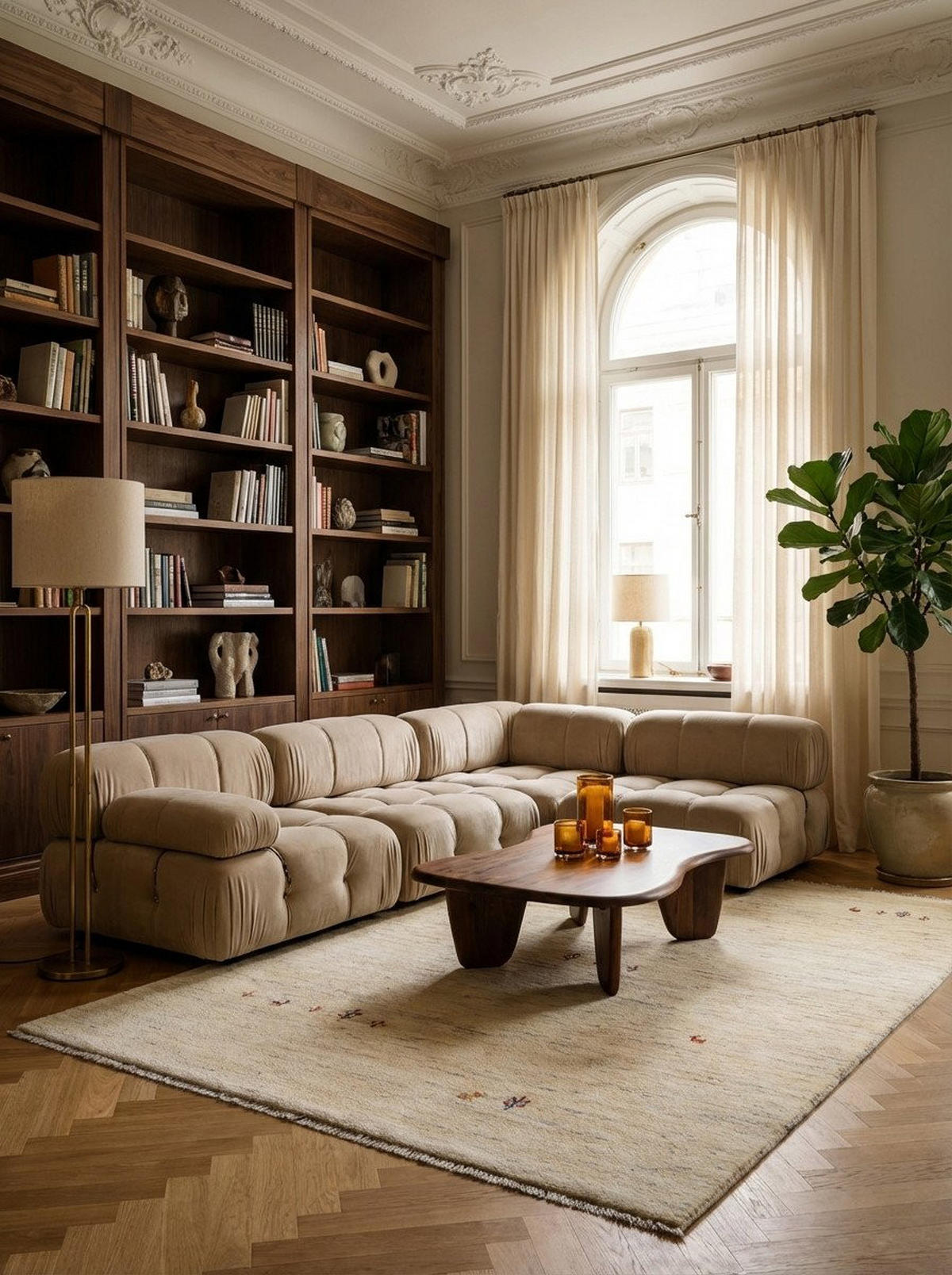 TEPPICH Gabbeh Beige 234/175 cm Schurwolle - Beige, Textil (175/234cm) - Looma