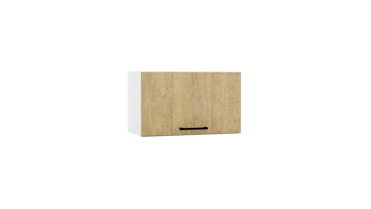 KÜCHENZEILE Dnoria Hellgrau & London Eiche – 240 cm – KS21-G240 – Hellgrau / London Eiche - Eichefarben/Grau, Holzwerkstoff (240/213.3/52.4cm) - ROYAL24_MARKT