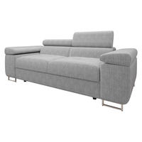 SOFA Torezio 2 Cord - Grau, Holz/Textil (198/90/102cm) - MIRJAN24