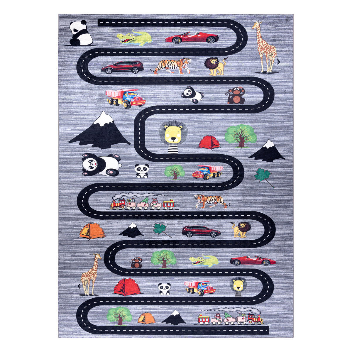 TEPPICH Bambino 120/170 cm - Anthrazit, Textil (120/170cm) - rugsX