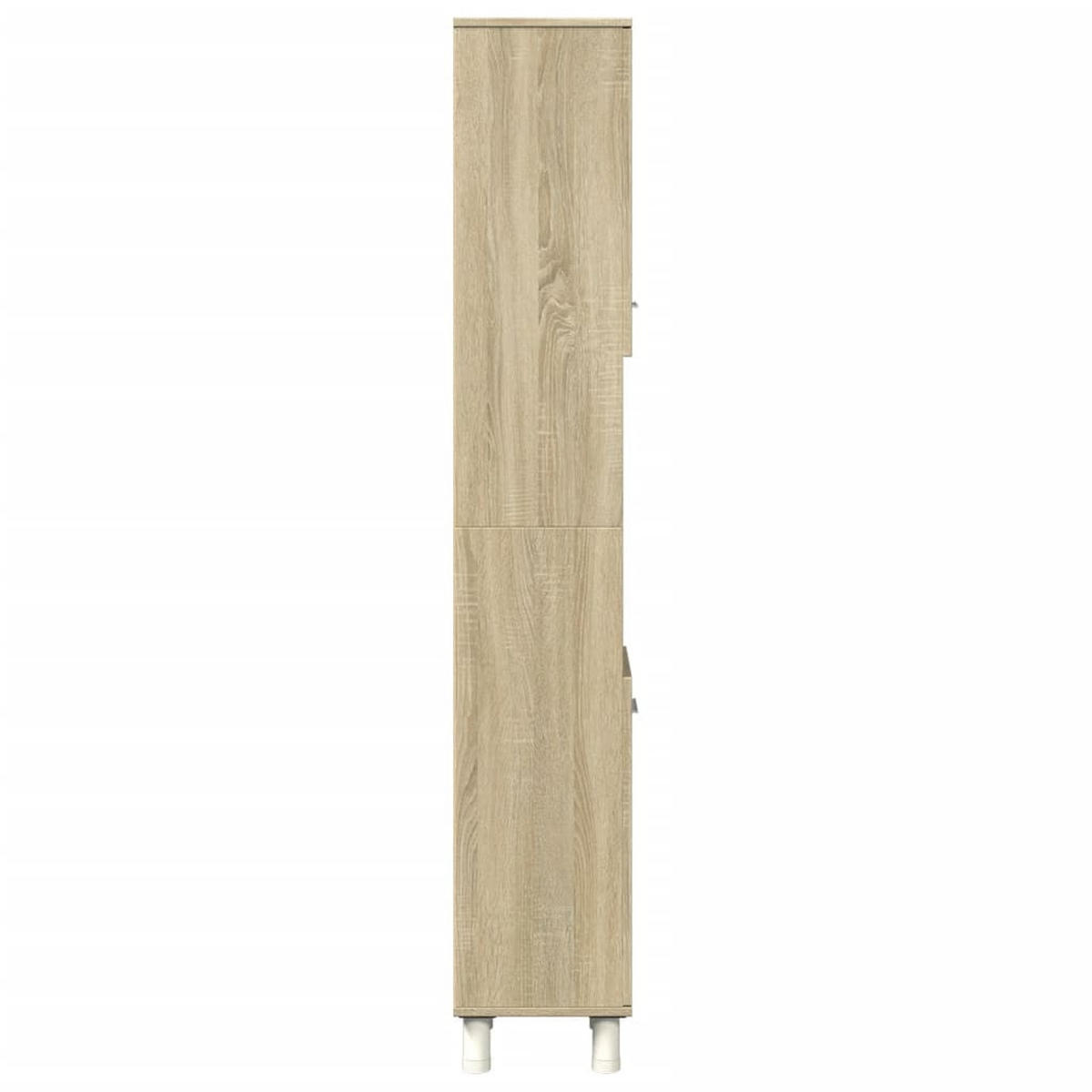 BADSCHRANK Sonoma-Eiche 30,5/30/179 Cm Holzwerkstoff - Braun, Holzwerkstoff (30/179/30.5cm) - vidaXL