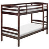 HOCHBETT 90x200 cm Dunkler Holzfarbton Regat - Dunkelbraun, Holz (90/200cm) - Beliani