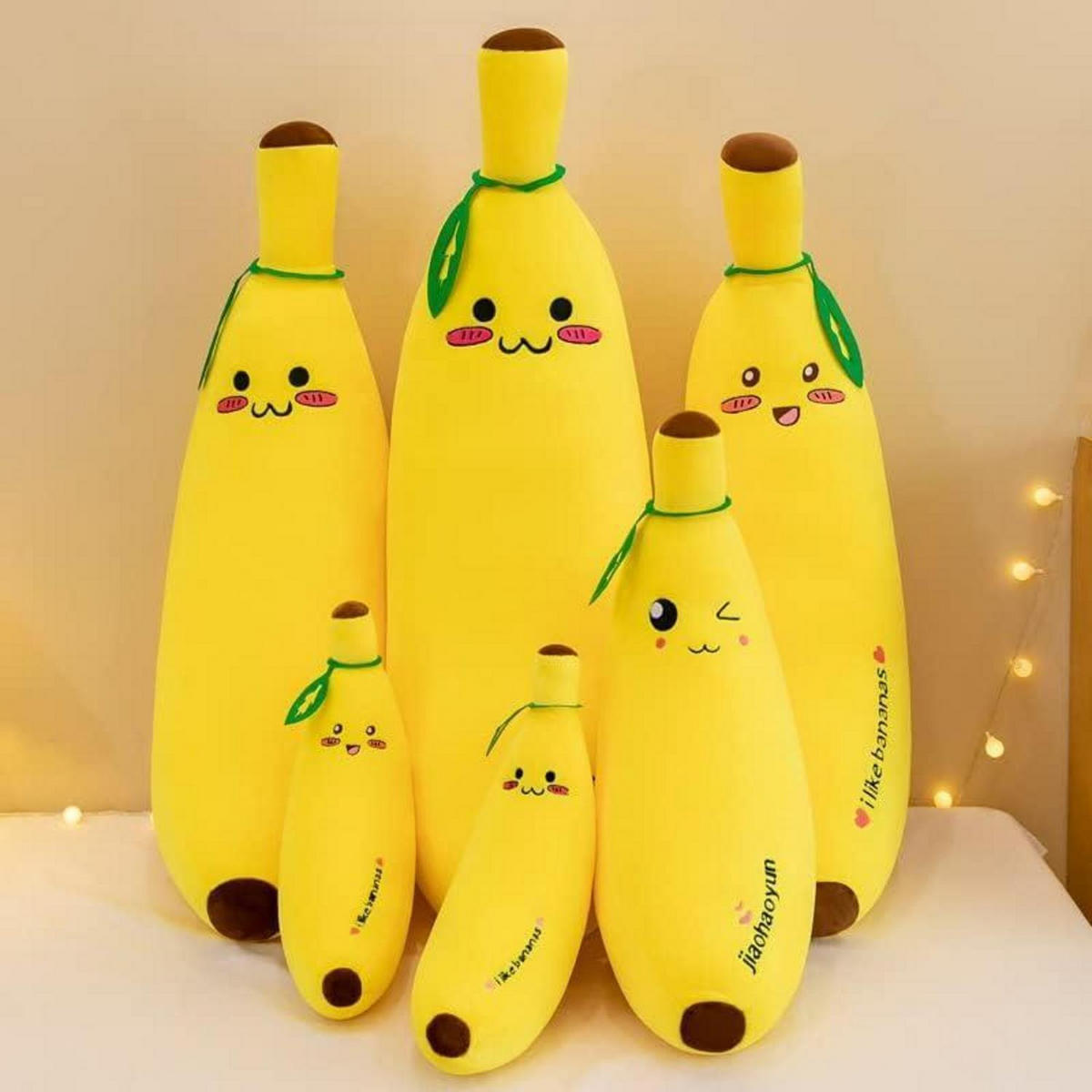 PLÜSCHKISSEN Banane 35 cm - Gelb, Textil (10/40cm)