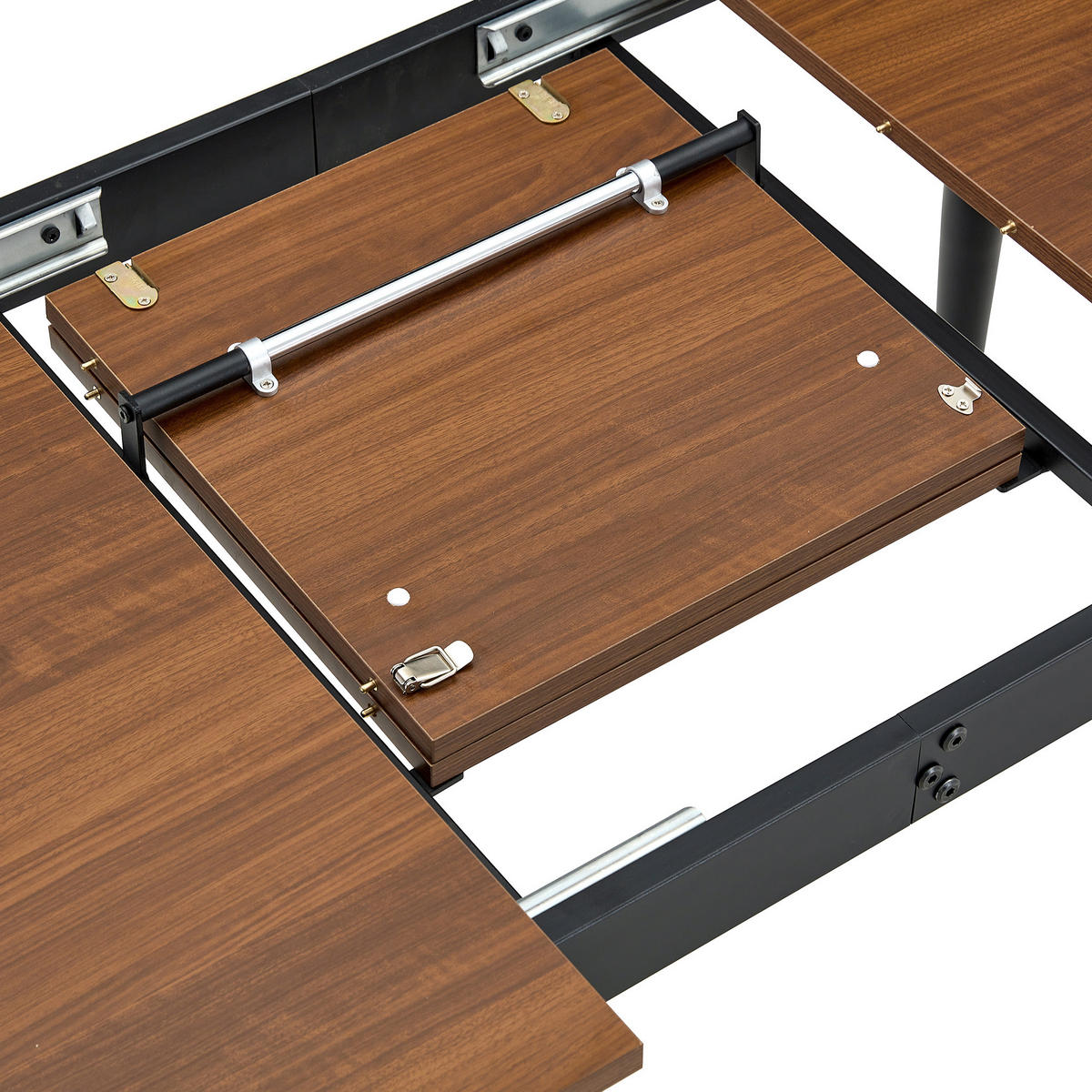 ESSTISCH ausziehbar 190,5/150 cm DE-40077 Walnuss - Walnussfarben, Holzwerkstoff (80/190.5/76.2cm) - ComfortXL
