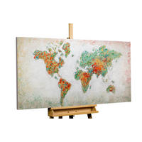 ACRYLBILD HANDGEMALT 140/70 cm - Multicolor, Holz/Textil (140/70cm) - KUNSTLOFT