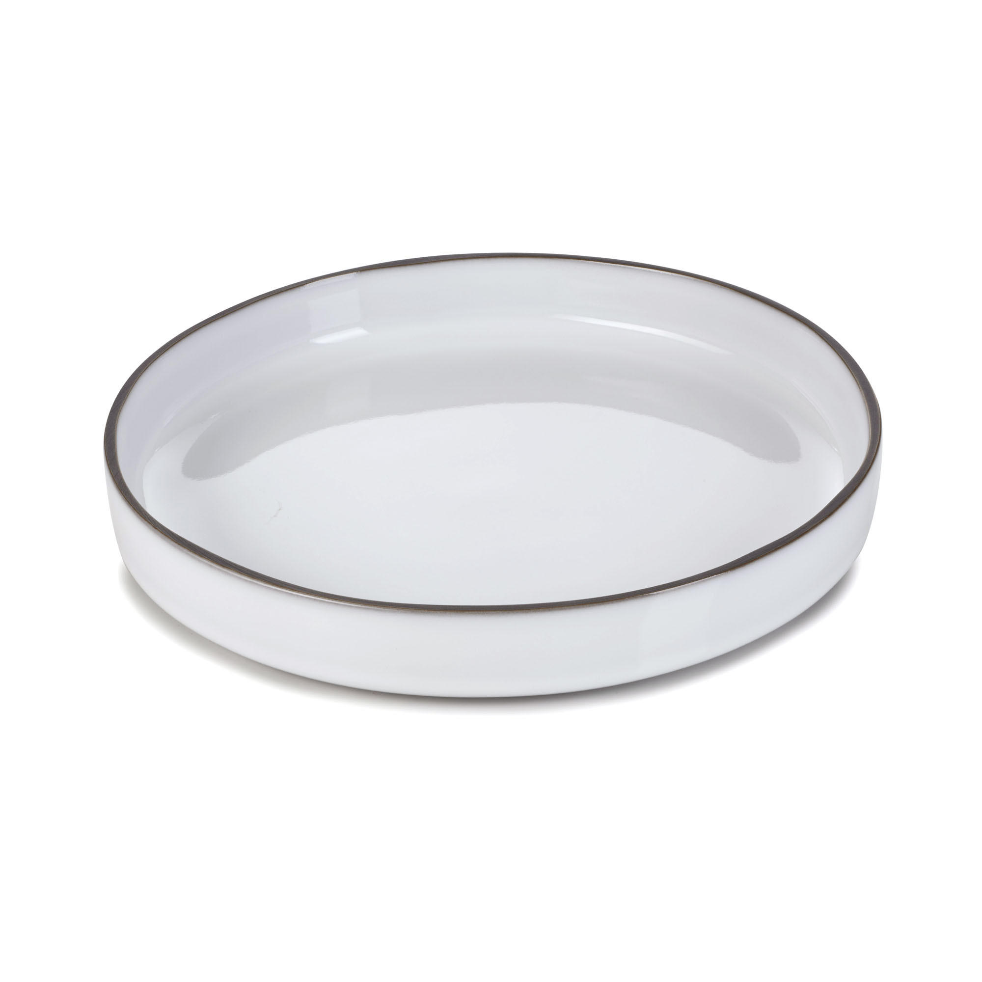 SCHALE GOURMET CARACTERE 23 cm Kumuluswolke weiss - Weiß, Keramik (23cm) - Revol Porcelaine France