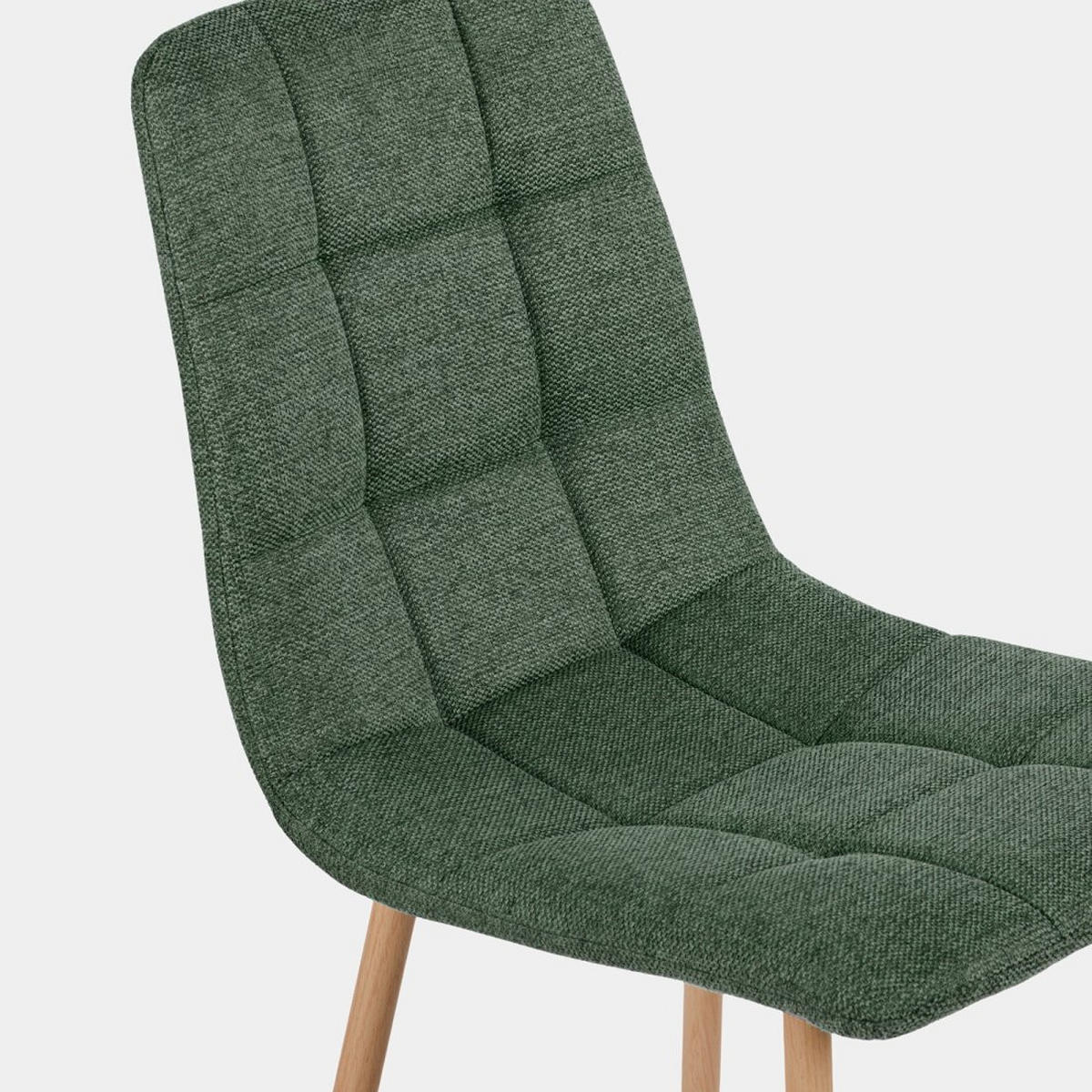 ESSZIMMERSTUHL Ailan Grün 43 cm x 88 cm 4er-Set - Grün, Textil (43/88/56cm) - Klast Home