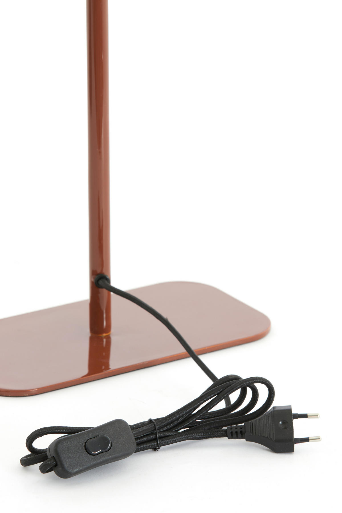 TISCHLAMPE Elenie Braun 25/13/48 cm - Cognac, Metall (25/13/48cm) - Light & Living