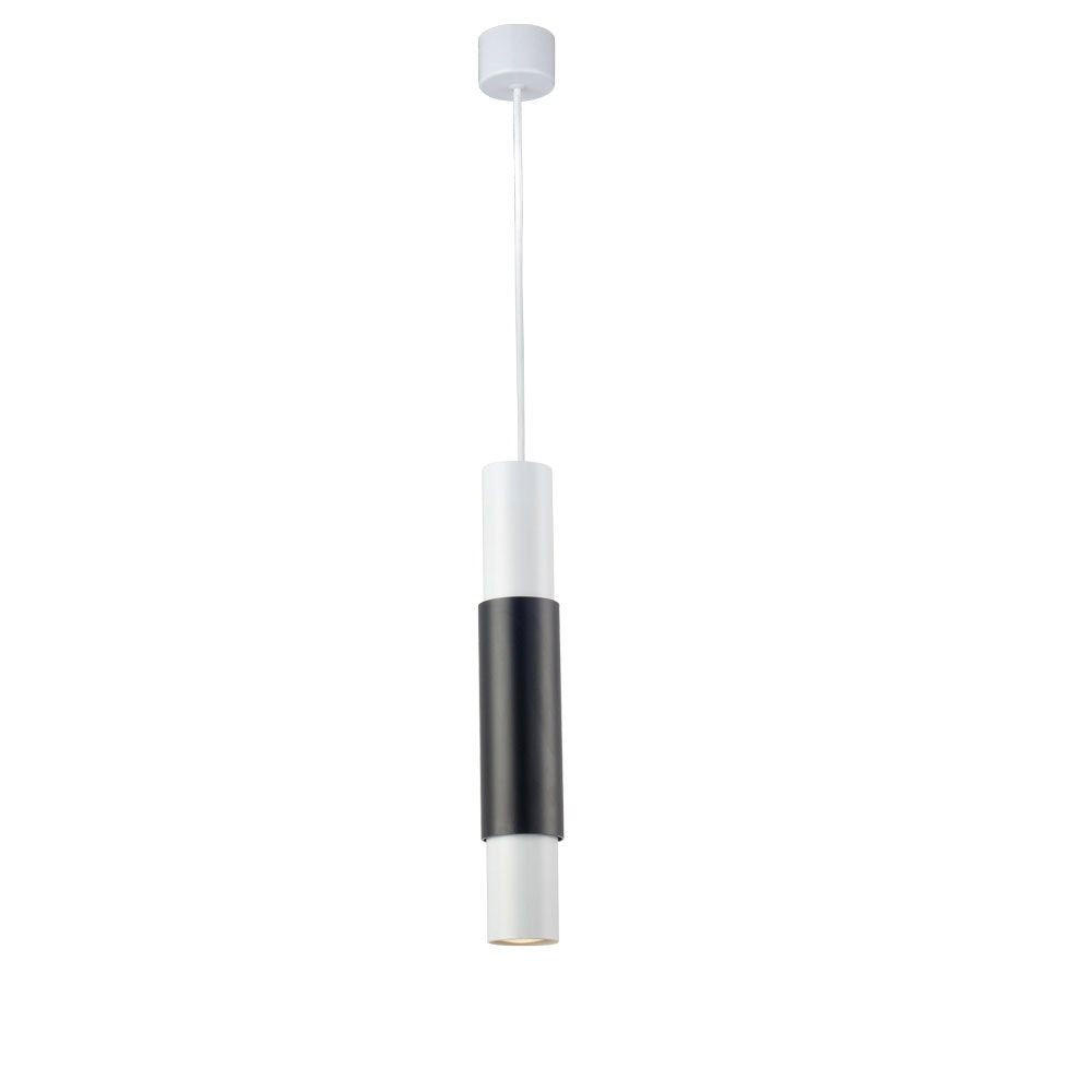 HÄNGELAMPE Crutch Weiß - Schwarz/Weiß, Metall (5.8/5.8/40cm) - s.luce