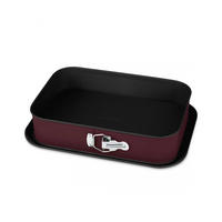 BACKFORM Burgunderrot 39/27/7.5 cm BH7941 - Bordeaux, Metall (27/7.5/39cm) - Berlinger Haus