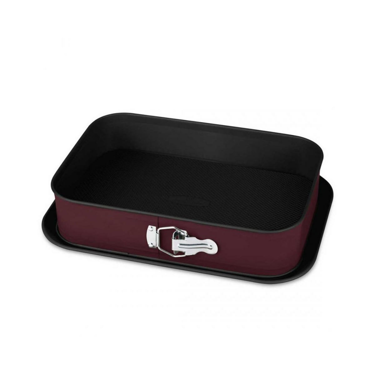 BACKFORM Burgunderrot 39/27/7.5 cm BH7941 - Bordeaux, Metall (27/7.5/39cm) - Berlinger Haus