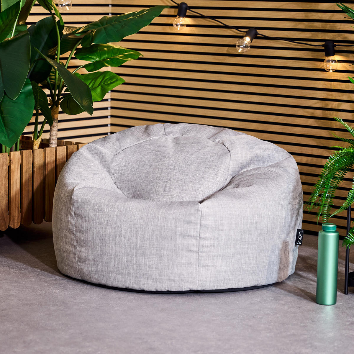SITZSACK Outdoor Kingston - Grau, Textil (85/50/85cm) - icon