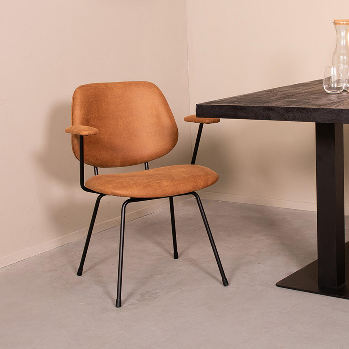 ESSEN Rivano - Brown - 62/82/58 cm - 2er-Set - Braun, Textil (62/82/58cm) - LABEL51