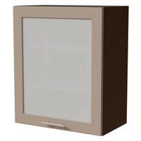 KÜCHENHÄNGESCHRANK Brerra W2S/60 Lava / RAL 1019 graubeige Matt 60 / 32,5 / 72cm - Dunkelgrau/Graubraun, Holz/Holzwerkstoff (60/72/32.5cm) - Feldmann-Wohnen