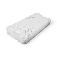 NACKENKISSEN Memory Foam ( Nackenstützkissen / 60x30x10cm ) Viscoelastische Kopfkissen - Silver Protect Bezug "antimikrobiell" abnehmbar - Öko-Tex - Weiß, Textil (30/60cm) - Bestlivings