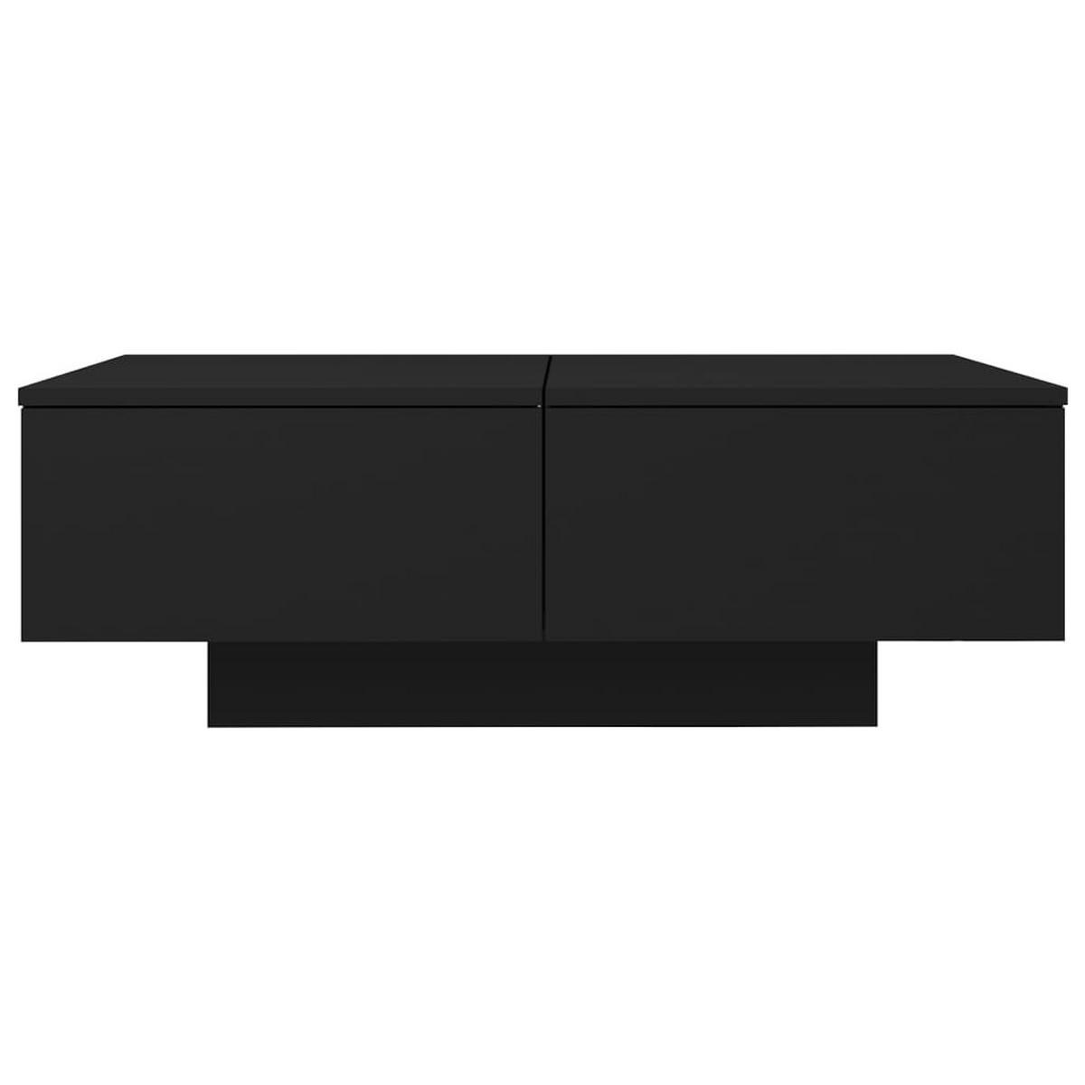 COUCHTISCH Schwarz 90x60x31 cm Holzwerkstoff - Schwarz, Holzwerkstoff (60/90/31cm) - furnicato