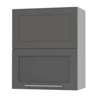 KÜCHENHÄNGESCHRANK Kvantum W8BS/60 Graphit Matt / Grau Matt 60 / 32,5 / 72cm - Graphitfarben/Grau, Holz/Holzwerkstoff (60/72/32.5cm) - Feldmann-Wohnen