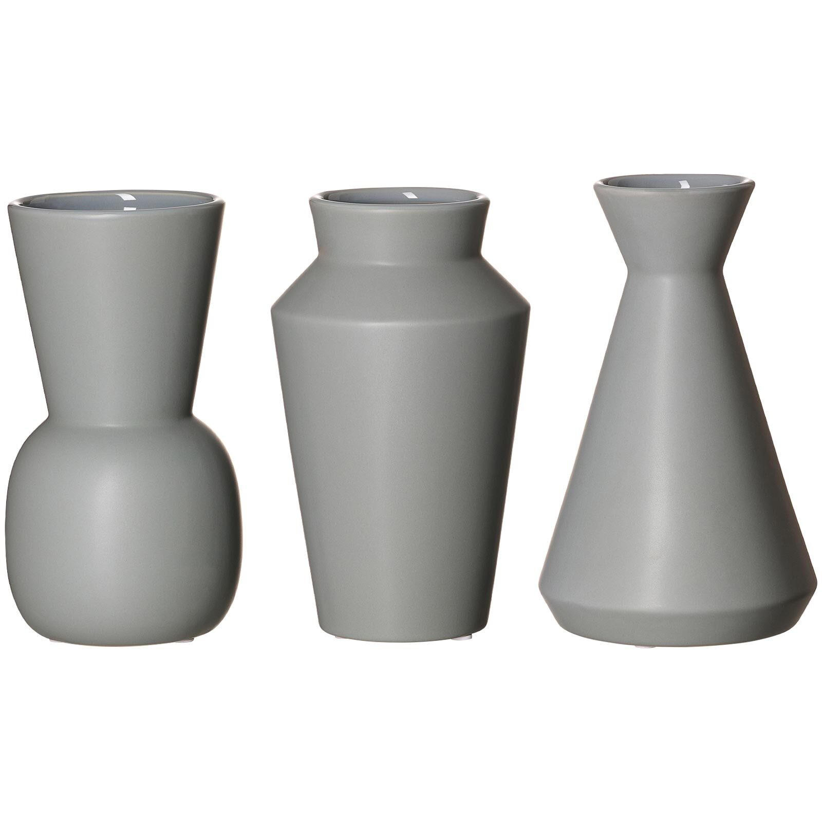 Ritzenhoff Breker Vasen-Set Grau 20 cm