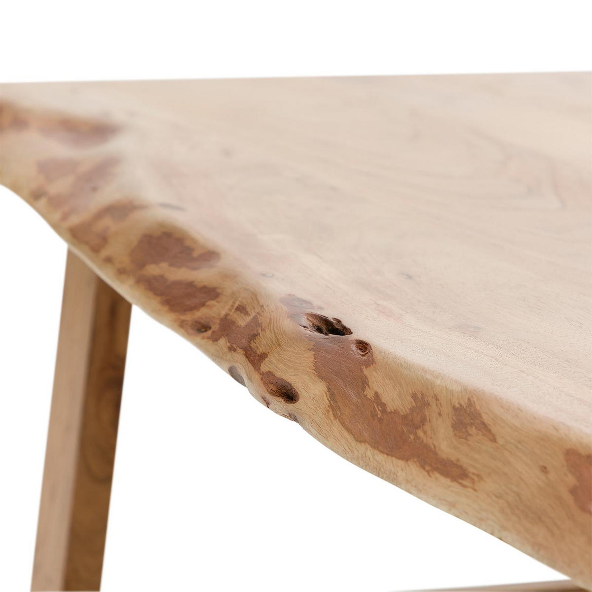 COUCHTISCH RAHUL natur - Naturfarben, Holz (80/120/47cm) - IDIMEX