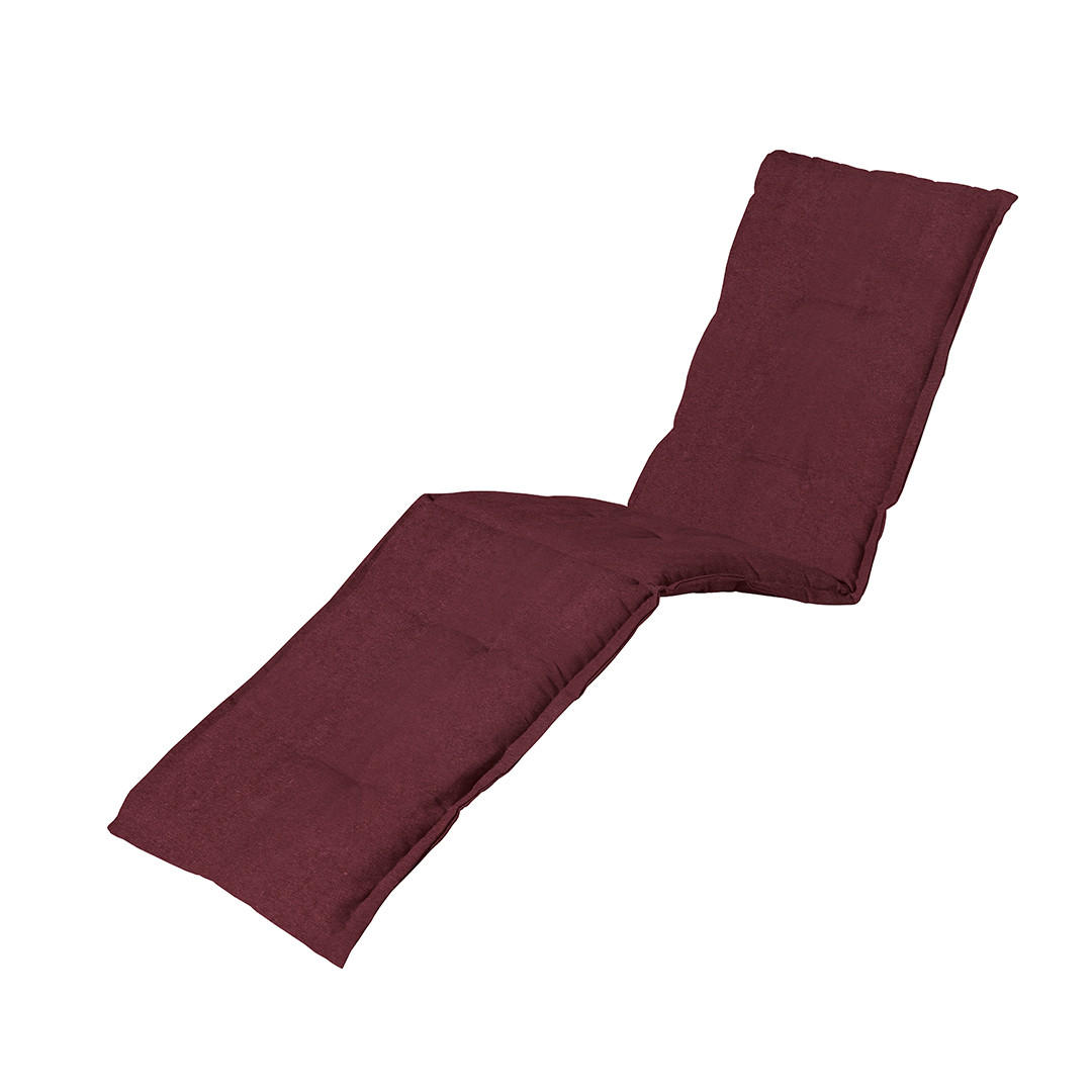 LIEGENAUFLAGE Panama 200/65 cm - Dunkelrot, Textil (60/7/200cm) - Madison