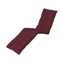 LIEGENAUFLAGE Panama 200/65 cm - Dunkelrot, Textil (60/7/200cm) - Madison