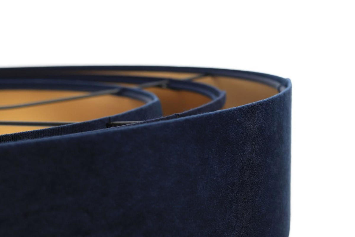 HÄNGELEUCHTE Blau 60/20 cm - Schwarz, Kunststoff (60/1.5/20cm) - ONZENO