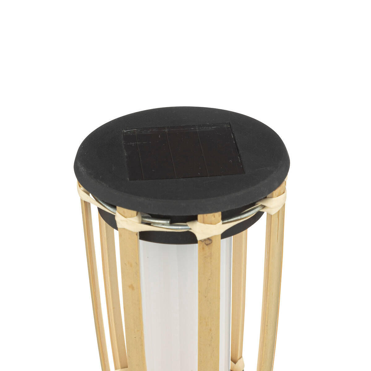 SOLARLATERNE Maceo 70 cm - Braun, Naturmaterialien (70/7.5/7.5cm) - Atmosphera Createur d´interieur