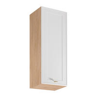 HÄNGESCHRANK G40 P/L – Sorento Sonoma Eiche Weiß – Weiß / Sonoma Eiche - Weiß/Sonoma Eiche, Holzwerkstoff (40/100/32cm) - ROYAL24_MARKT