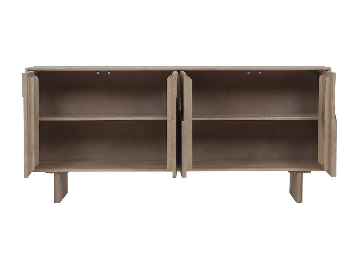 SIDEBOARD - 170 x 40 - holz - naturfarben hell Berlama - Naturfarben, Holz (170/76/40cm) - Vente-Unique