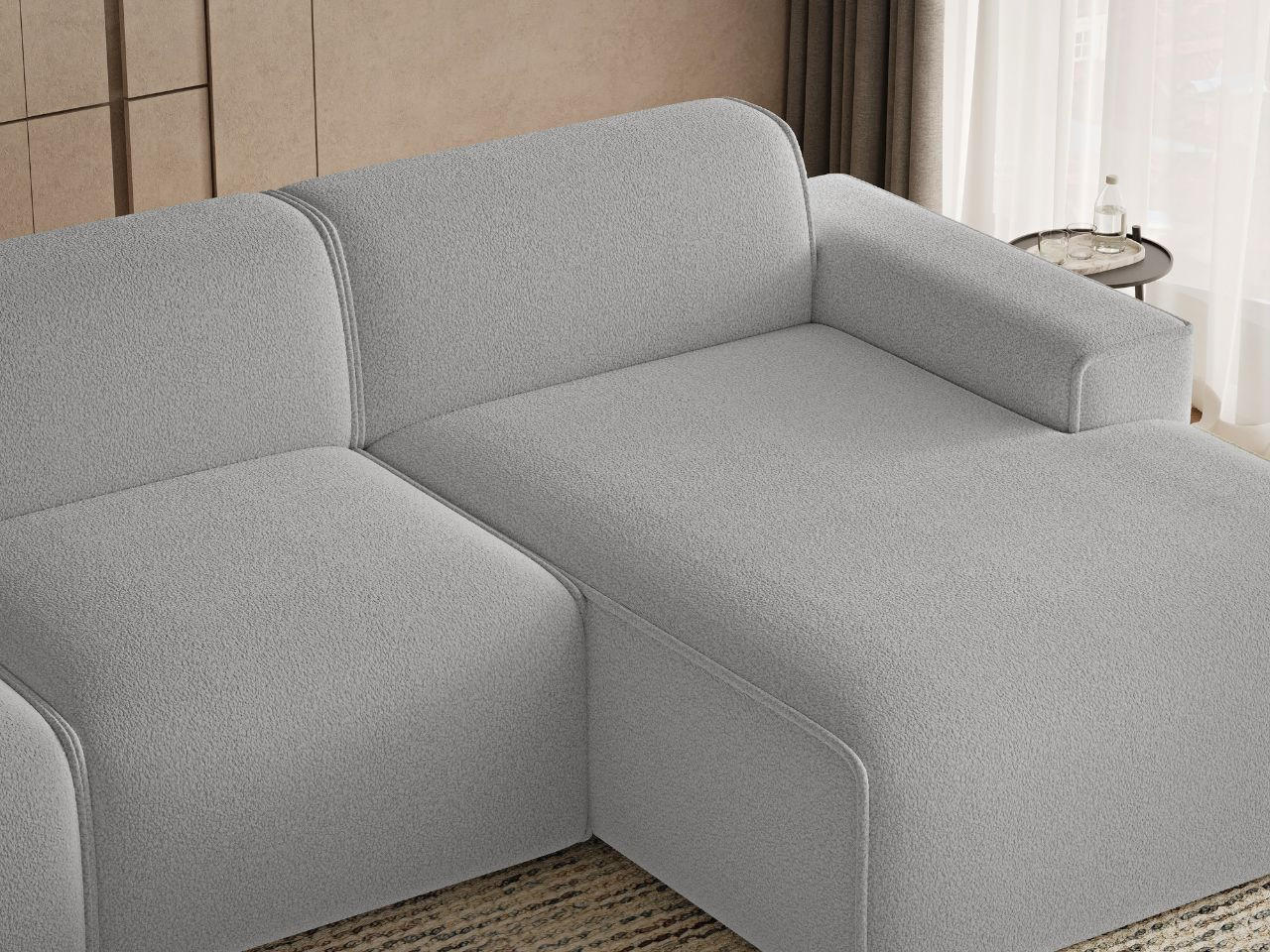 Graingold Ecksofa Grau 310x165 cm